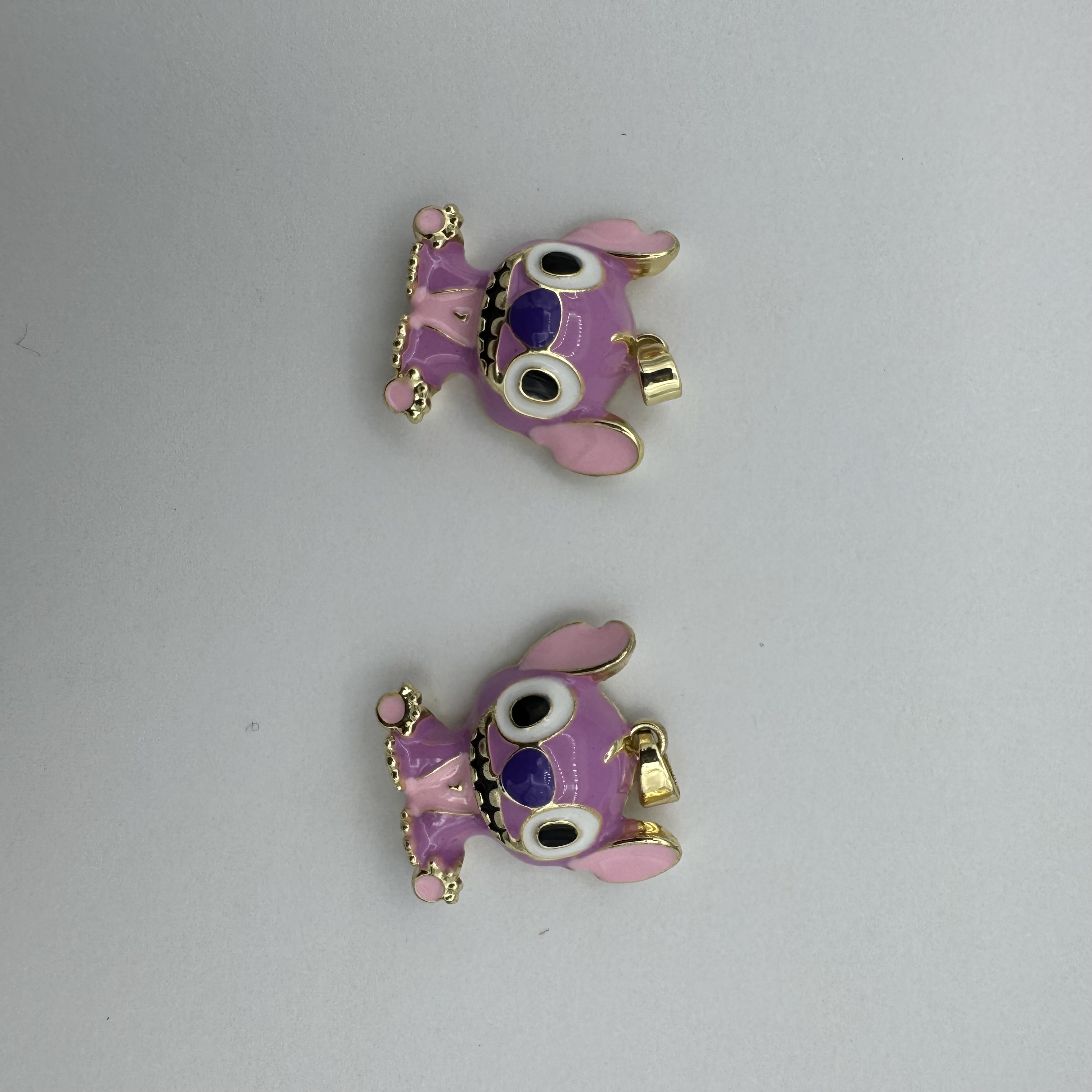 پلاک آویز فانتزی طرح حیوانات طلایی