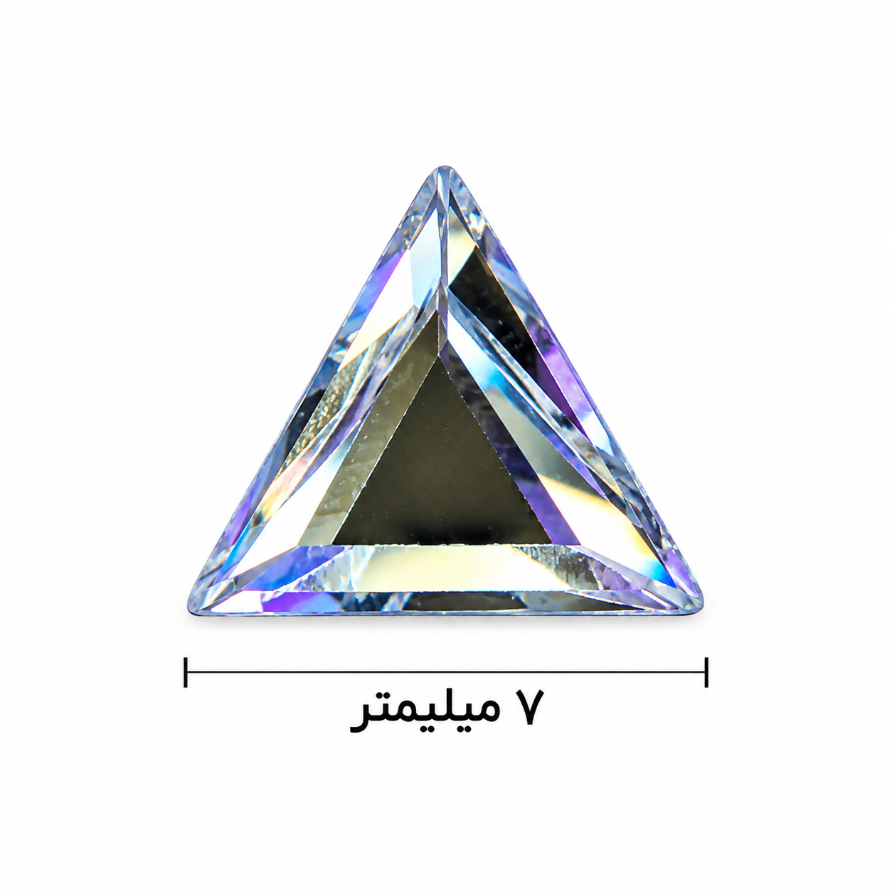 نگین مثلثی حرارتی پشت تخت ۷ میلیمتری